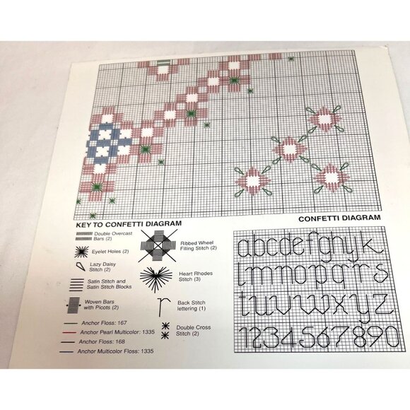 Anchor Design Studio A Date To Remember Cross Stitch Pattern Coats & Clark - Picture 4 of 4